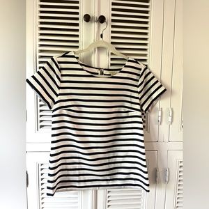 Silky striped jcrew shirt